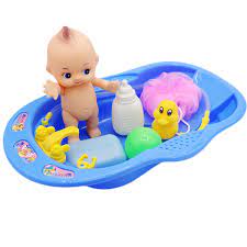 Baby Bath Toy Set Baby Doll Pretend Play Bathtub Toy Bath Fun Toy For Baby Kids Walmart Canada