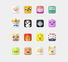 Adventure Time Icons By Toan To Via Behance Time Icon Adventure Time Wallpaper Adventure Time
