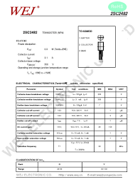 It is necessary to ensure that the replacement transistor will be able to operate at the relevant. C2482 Datasheet Pdf Shenzhen Yongerjia Industry Co Ltd