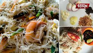 Bihun kuah yang gurih, sedan dan lezat. Cara Buat Bihun Goreng Singapore Simple Makan Dengan Sambal Kicap Memang Padu Kongsi Resepi