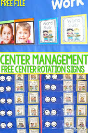 Station Signs Free Files For Your Kindergarten Classroom Help Manage Your Kindergarten Classroom Management Kindergarten Center Rotation Kindergarten Centers