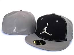2013 Fashion Jordan Hats New Era 59fifty Fitted Hats Black Grey 57016 Closeout Sales In Usa Jordan Hats Jordan Cap Fitted Hats