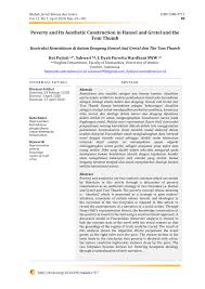 Hamid berkata beberapa bekas pegawai jabatan integriti dan pematuhan. Pdf Poverty And Its Aesthetic Construction In Hansel And Gretel And The Tom Thumb