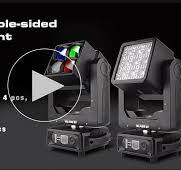 Amazon.com: IMRELAX Luz de cabeza móvil LED RGBW de doble ...