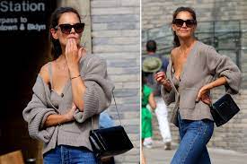Katie holmes opens up about protecting daughter suri from paparazzi. Katie Holmes On Why She Wore That Cashmere Bra I Wasn T Feeling So Sexy