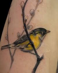 I Do Not Own The Rights To This Photo Yellow Finch Tattoo Yellow Bird Tattoo Cute Girl Tattoos Ink Tattoo