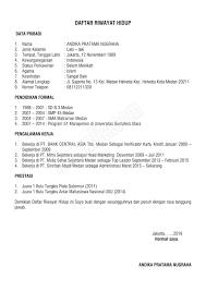 Download daftar riwayat hidup untuk pemula.tetapi bagi pemula, menulis cv/daftar riwayat hidup akan terasa membingungkan. Cara Membuat Daftar Riwayat Hidup Lamaran Kerja Yang Benar Daftar Ini