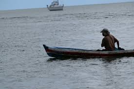 Hombre Pesquero Livingston Izabal Guatemala Livingston Guatemala Boat
