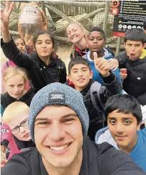 Final goodbyes for school leavers