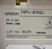 Amazon.com : Omron CQM1-B7A21 Sysmac Programmable Controller ...