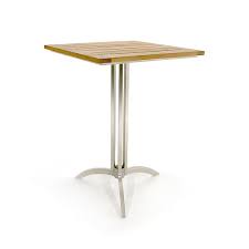 Vogue Bar Table Teak Stainless Steel Teak Furniture Westminster Teak Teak