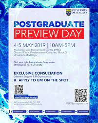 1 early action application deadline, purdue releases admission decisions on jan. Postgraduate Preview Day Bring Along Universiti Malaya Facebook