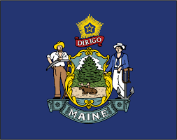 Maine Flag Maine Flag Maine Us States Flags