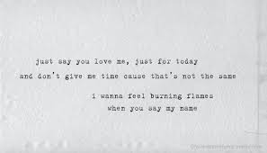 favorite little lyrics — Jessie Ware, “Say You Love Me”