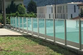 Gartenzaun aus steinen und glass* : Zaun Sichtschutz Glas Zaun Sichtschutz