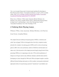 Check spelling or type a new query. Pdf Tabletop Role Playing Games