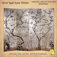 Deluxe adjustable sliding panel track blind room divider cut to length curtain. Second Life Marketplace Pv Silver Leaf Folding Screen