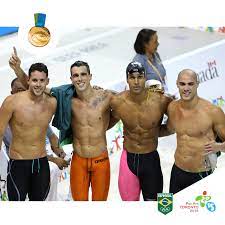 The 50m freestyle world silver medallist tells olympic channel how he used meditation to overcome depression. Matheus Santana Joao De Lucca Bruno Fratus E Marcelo Chierighini Faturaram O Ouro No 4x100m Livres Time Brasil Scoopnest