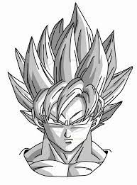 How to Draw manga: Goku Super Saiyan from Dragonball Z: | Goku dibujo a  lapiz, Goku a lapiz, Dragones
