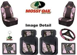 Mossy Oak Infinity Pink Camo Print Car Truck Suv Front Rear Seat Heavy Duty Trim To Fit Rubber Floor Mats Univers Camo Truck Accessories Camo Truck Pink Camo