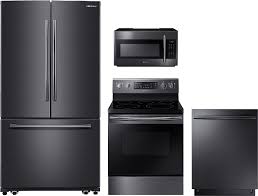 With a large selection of brands and daily deals, selecting the right one is easy. Download Samsung 4 Piece Kitchen Package Black Stainless Steel Samsung Appliances Sug Kit Samsung Black Stainless Png Image With No Background Pngkey Com