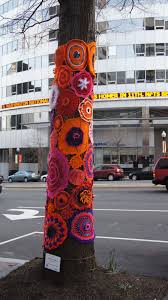 Artisphere Yarn Bomb Rosslyn Va Yarn Bombing Trees Yarn Art Yarn Bombing