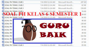 Maybe you would like to learn more about one of these? Soal Ph Uh Kunci Jawaban Kelas 6 Semester 1 K13 Tahun 2021 2022 Guru Baik