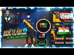 Who is the owner of free fire? How To Add Country Flag And Coloured Name In Free Fire Profile Write Coloured Name In Free Fire Youtube