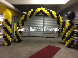 Party Red Black And Gold Balloon Arch Yellow And Black Balloon Arch And Columns Yellow Balloons Balloon Arch Balloons