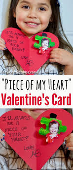 Take a look at our enormous collection of gorgeous cards, all completely free to download in beautiful printing tips. Piece Of My Heart Kid Made Valentine S Day Card Valentine Card Crafts Valentine S Cards For Kids Valentines Cards