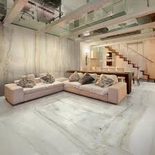 Renaissance Onyx White Porcelain Tile By Cancos Tile Stone Comes In Varied Sizes To Fit A Range Of Ap Living Room Tiles Trendy Bathroom Tiles Interior Design