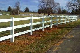 Vinyl posts, post caps, matching vinyl gates, and pvc or stainless gate hardware designed for vinyl fence are sold separately. 3 Rail White Vinyl Fence Truckload 4 11 Per Foot White Vinyl Fence Vinyl Fence Landscaping Fence Landscaping
