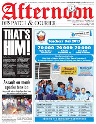 Adc 5 sept 2013 by Afternoon Despatch & Courier - Issuu