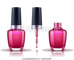 Have a bottle of nail polish that is stuck shut? Nail Polish Open Closed Bottle And Drop With Brush Canstock