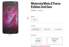 I tried doing it by codes on various unlocking websites. Deal Alert Moto Z2 Force Down To 375 125 Off At T Mobile
