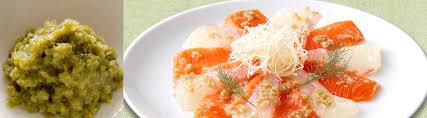 It is very hot with a hint of citrus from the yuzu, but the heat seems to dissipate quickly. Yuzu Kosho Spicy Citrus Paste Japanese Spices S B Foods Global Site