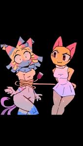 dandys world, scraps (dandys world), yatta (dandys world), artist  request, 2girls - R34 Vault