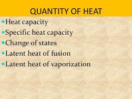 Quantity Of Heat Specific Heat Heat Latent Heat Chemistry Classroom
