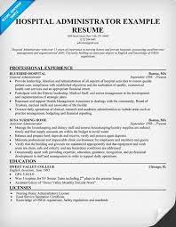 Resume Samples And How To Write A Resume Resume Companion Hospital Administration Medical Jobs Medical Resume