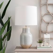 Prova Blue And Cream Dipped Ceramic Table Lamp Kirklands Ceramic Table Lamps Table Lamp White Ceramic Lamps