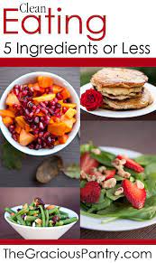 Clean Eating 5 Ingredient Recipes Clean Eating Recipes Healthy Clean Eating Clean Eating