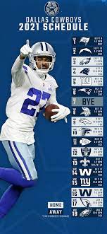 Get Your 2021 Dallas Cowboys Schedule Wallpaper Including Player Specific Ones Right Here Blogging The Boys