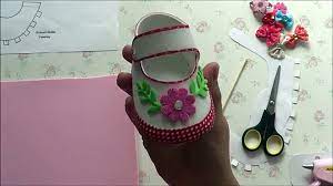 Zapatitos De Nina Para Baby Shower Con Foamy O Goma Eva Video Dailymotion