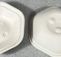 Compostable Bagasse Hexagonal Bowls with Lids 1000ml 1300ml ...