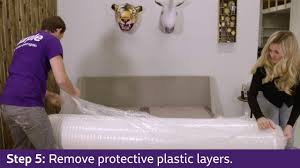 How To Unroll Your Purple Mattress Youtube