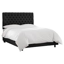 This pretty tufted platform bed is the perfect piece for yourbedroom makeover. Full Tufted Bed Linen Black Threshold Target