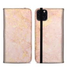 Rose Gold Marble Iphone 11 Pro Max Folio Case Istyles