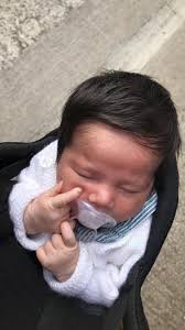 Meet Burnley baby Tia with her marvellous mop of hair