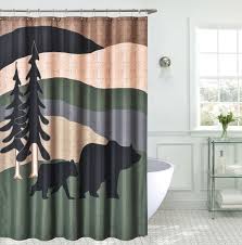 Black Bear Shower Curtain Pin On Bath