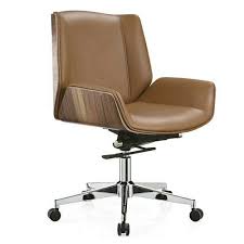 Heavy Duty Leather Operators Chair Cashier Chair With Adjustable Height China Foshan Staff Office Chair Brown Leather Office Chair Cheap Office Chairs Chair